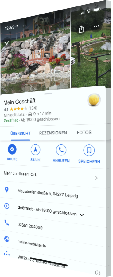 Google Maps Profil erstellt von Faires-Online-Marketing